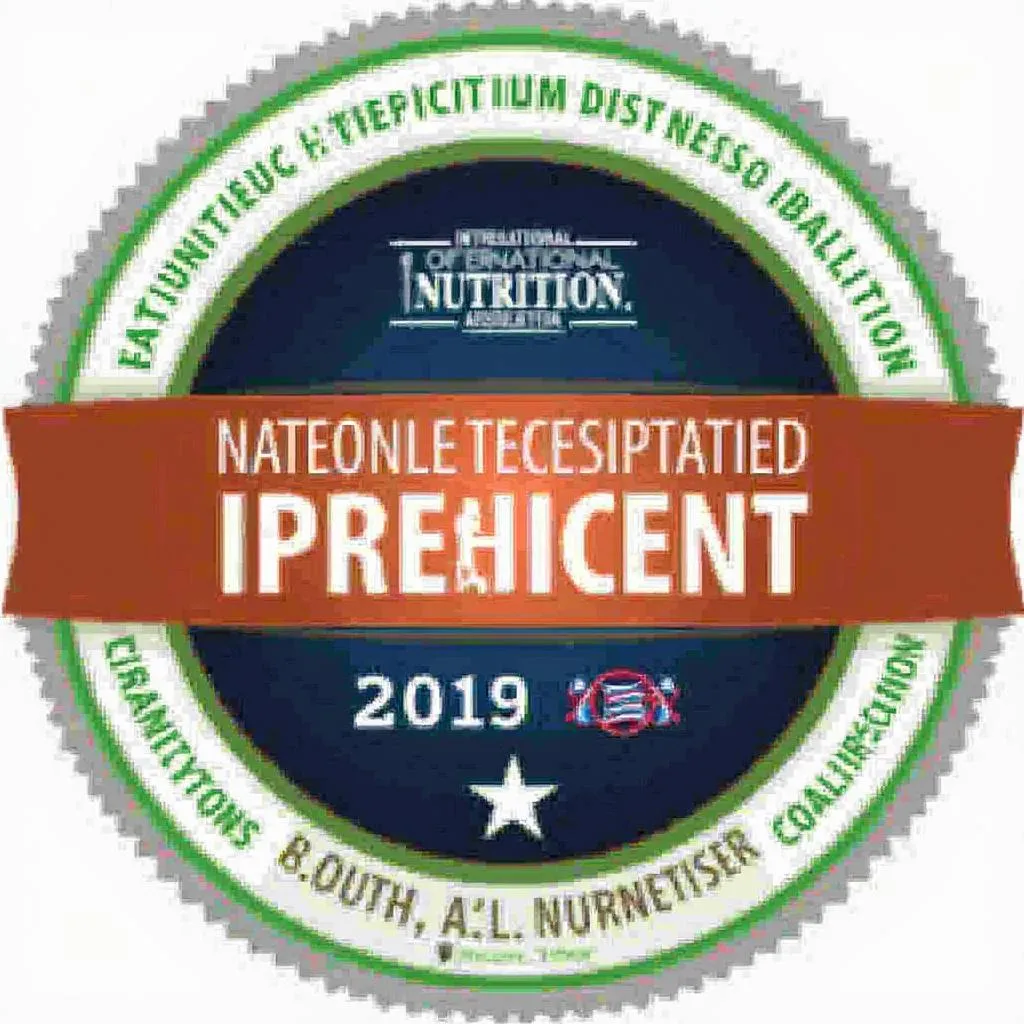 Certificación Asociación Internacional de Nutrición
